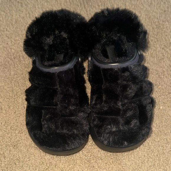 New CROCS Womens STOMP QUILTED CLOG 208938 BLACK US Mens 4 women 6- - Picture 1 of 6